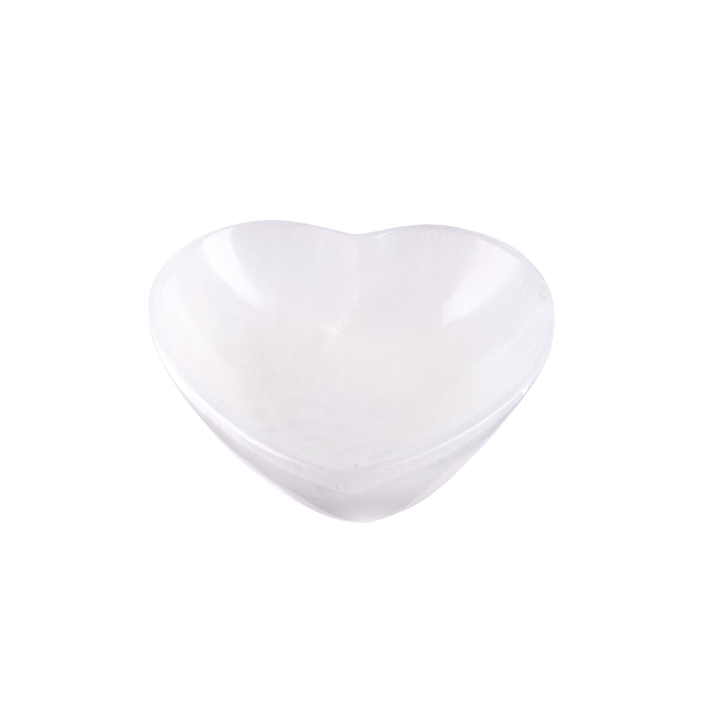 Selenite Heart Bowl | Crystals