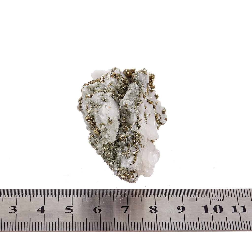 Pyrite & Mangano Calcite Cluster #3 | Crystals