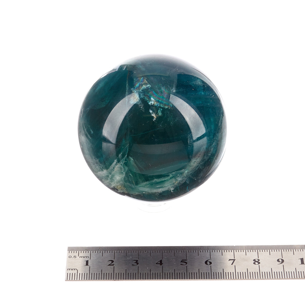 Rainbow Fluorite Sphere #4 | Crystals