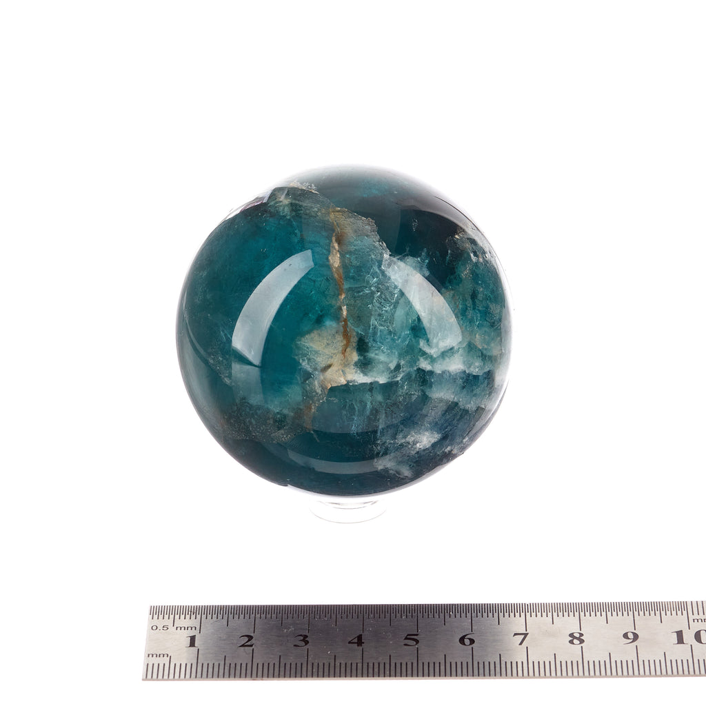 Rainbow Fluorite Sphere #4 | Crystals