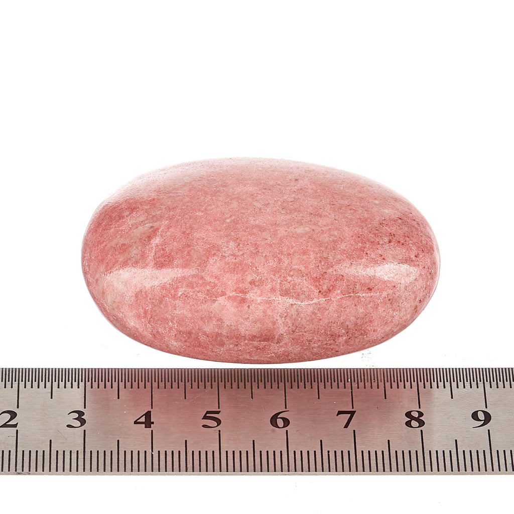 Thulite Palm Stone #4 | Crystals