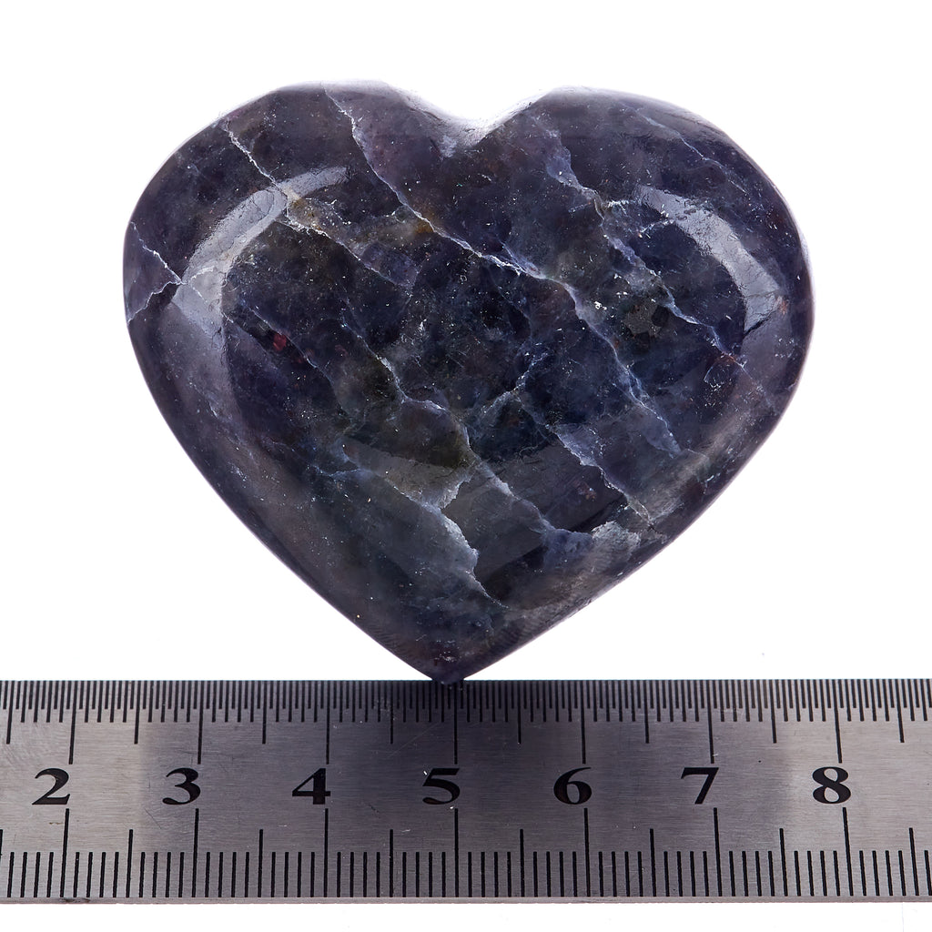 Iolite & Sunstone Heart #3 | Crystals