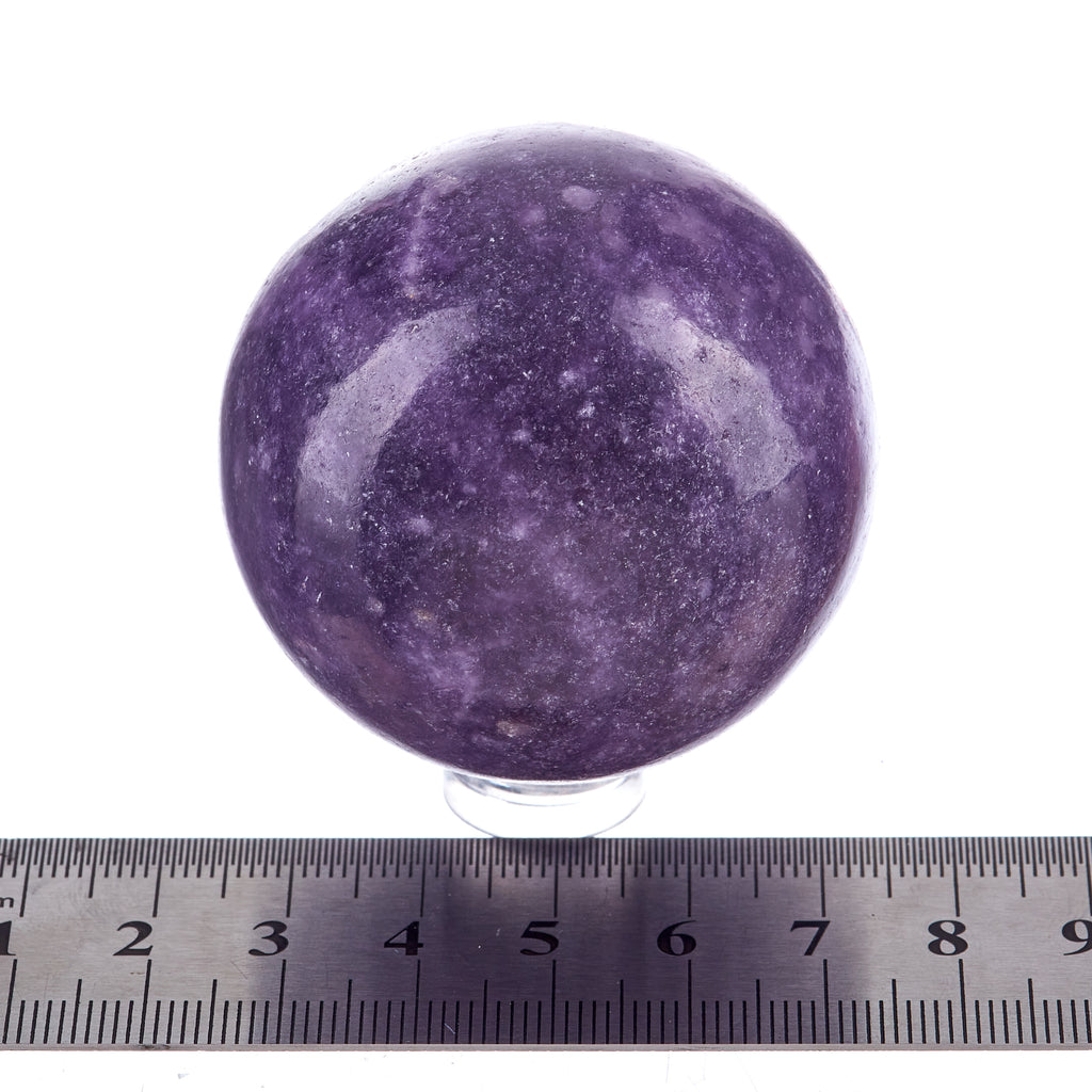Lepidolite Sphere #14 | Crystals