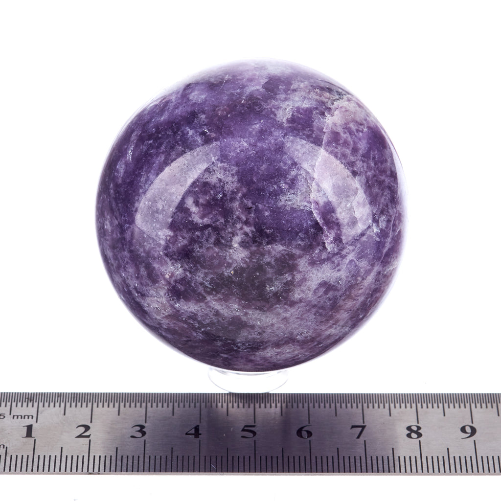 Lepidolite Sphere #15 | Crystals
