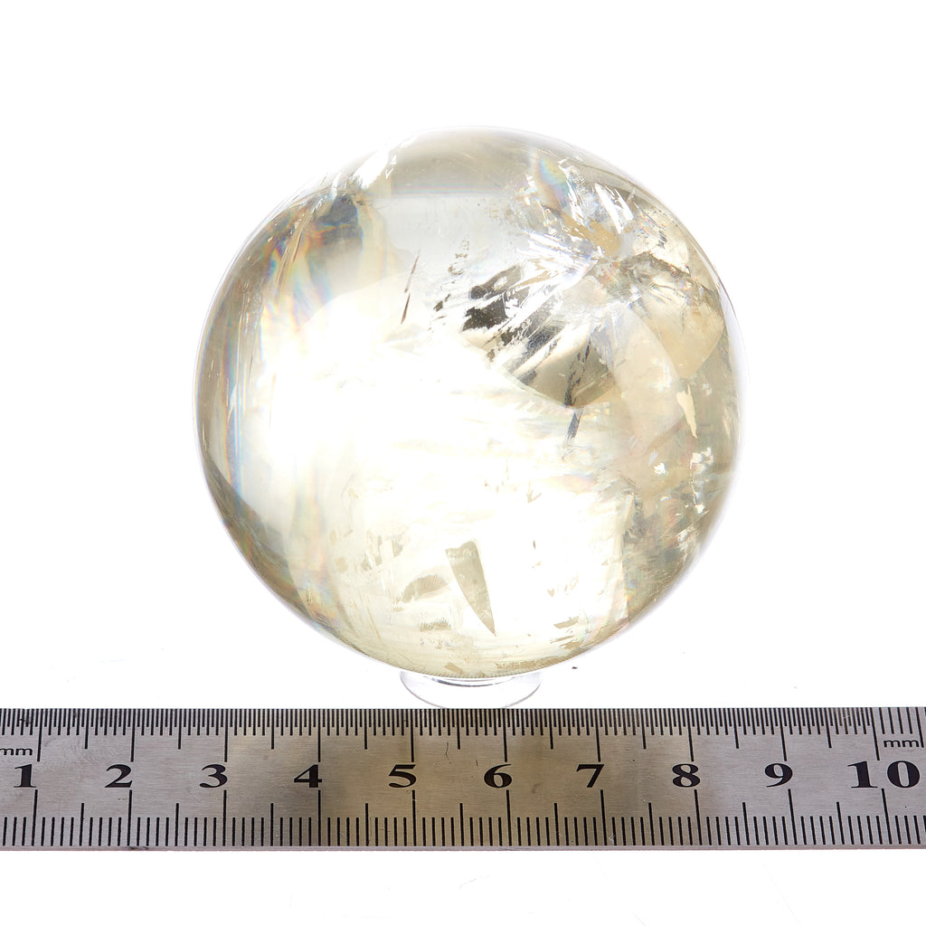 Golden Calcite Sphere #2 | Crystals