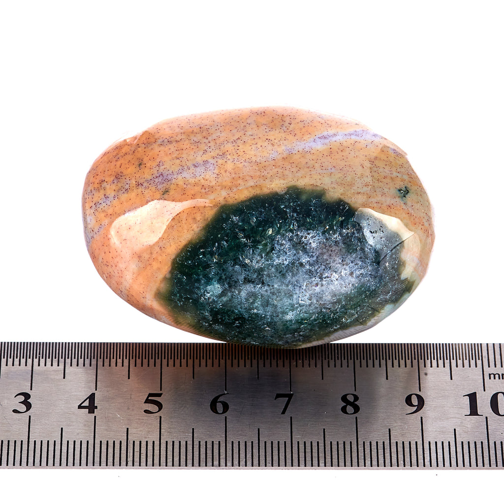 Ocean Jasper Palm Stone #7 | Crystals
