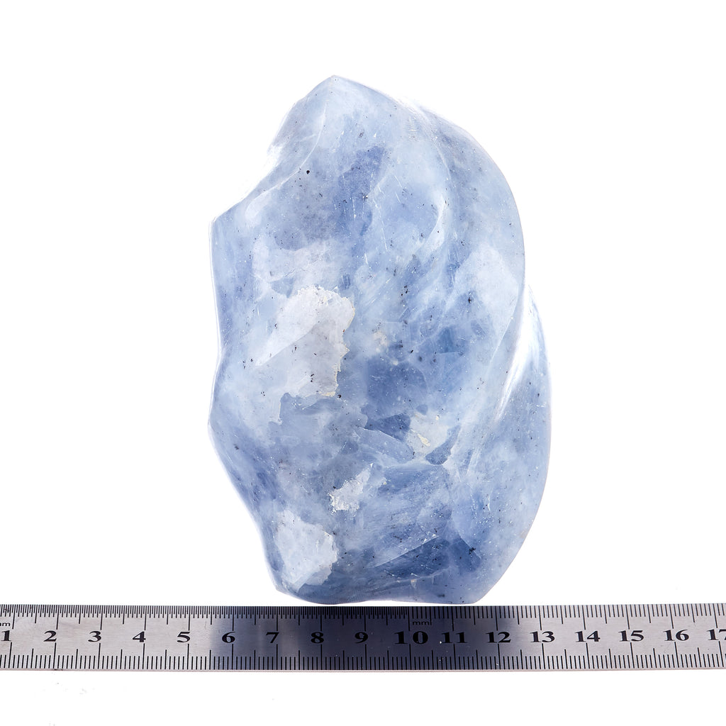 Blue Calcite Flame #1 | Crystals