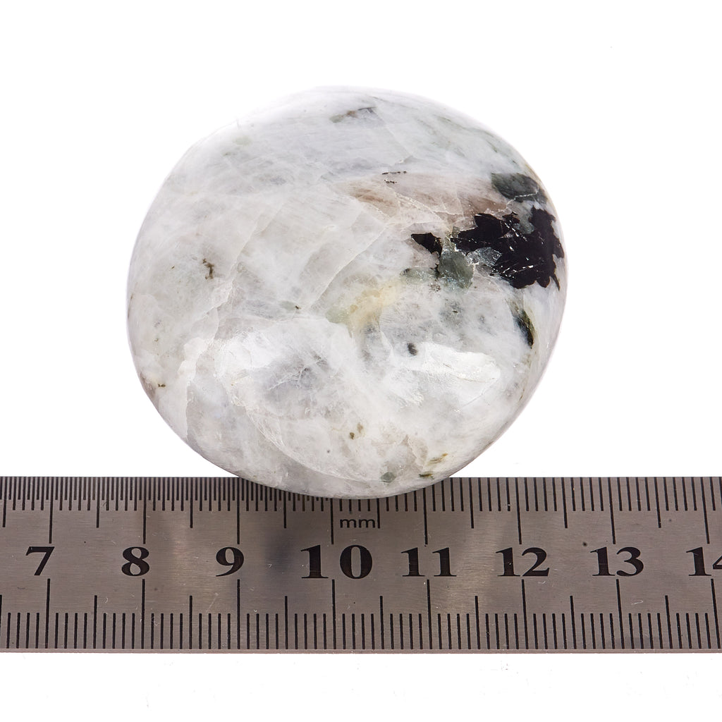 Rainbow Moonstone Palm Stone #3 | Crystals