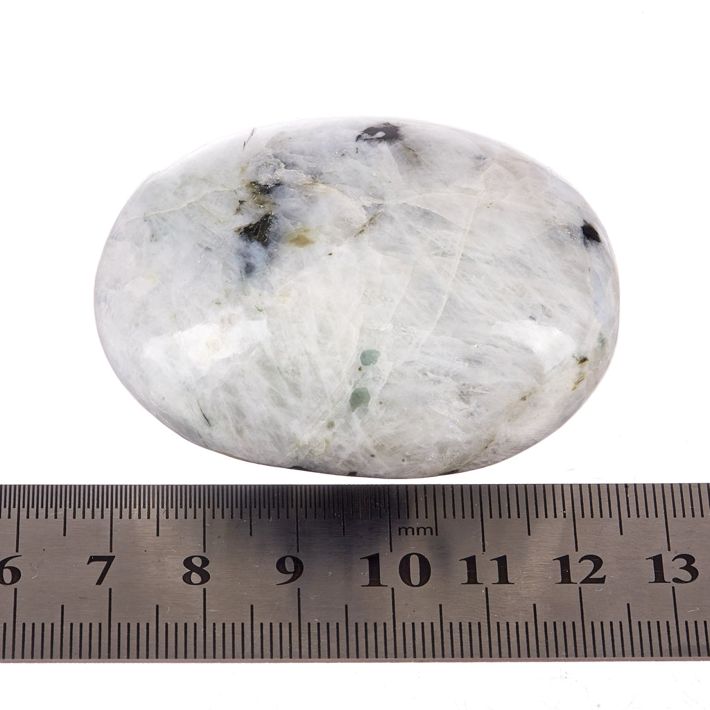 Rainbow Moonstone Palm Stone #3 | Crystals