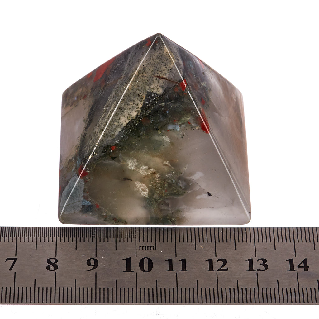 Bloodstone Pyramid #3 | Crystals