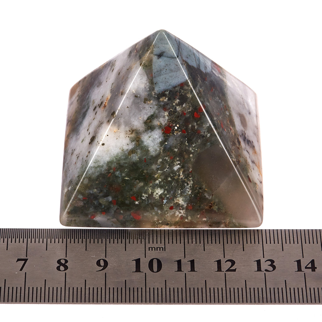 Bloodstone Pyramid #6 | Crystals