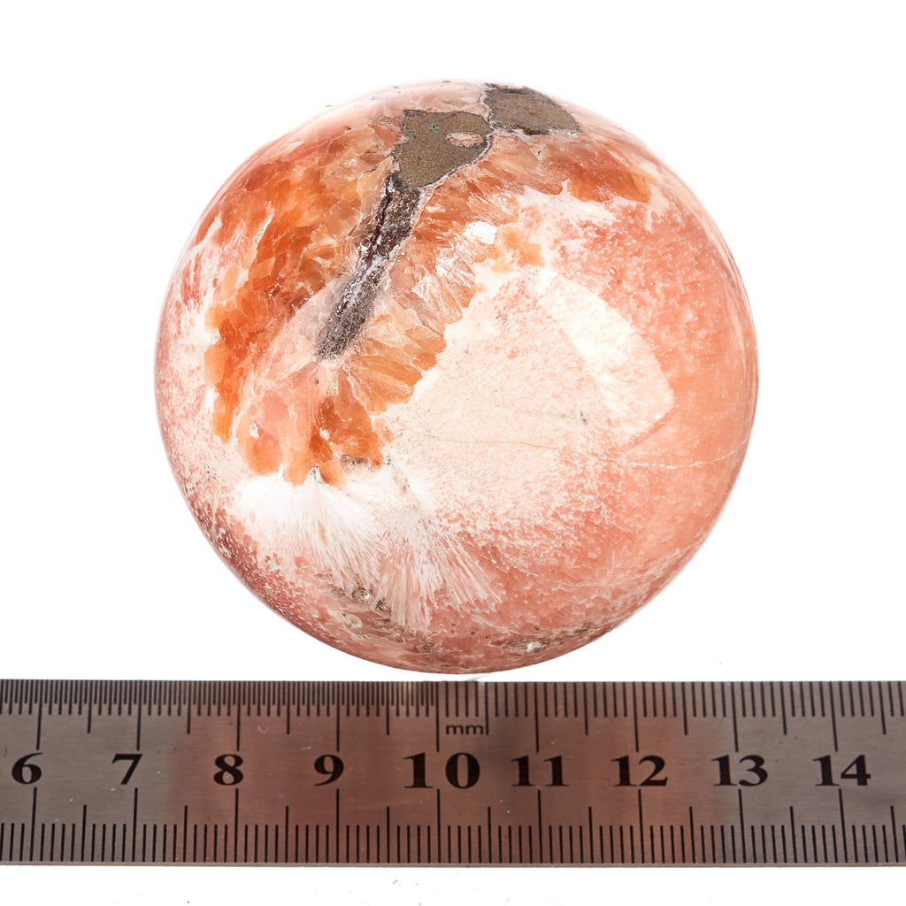 Peach Scolecite Sphere #2 | Crystals