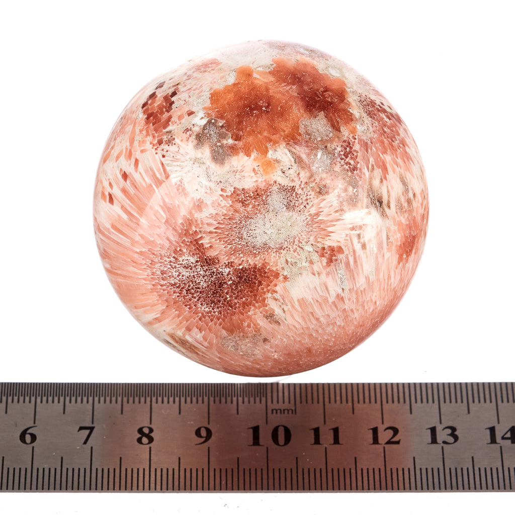 Peach Scolecite Sphere #3 | Crystals