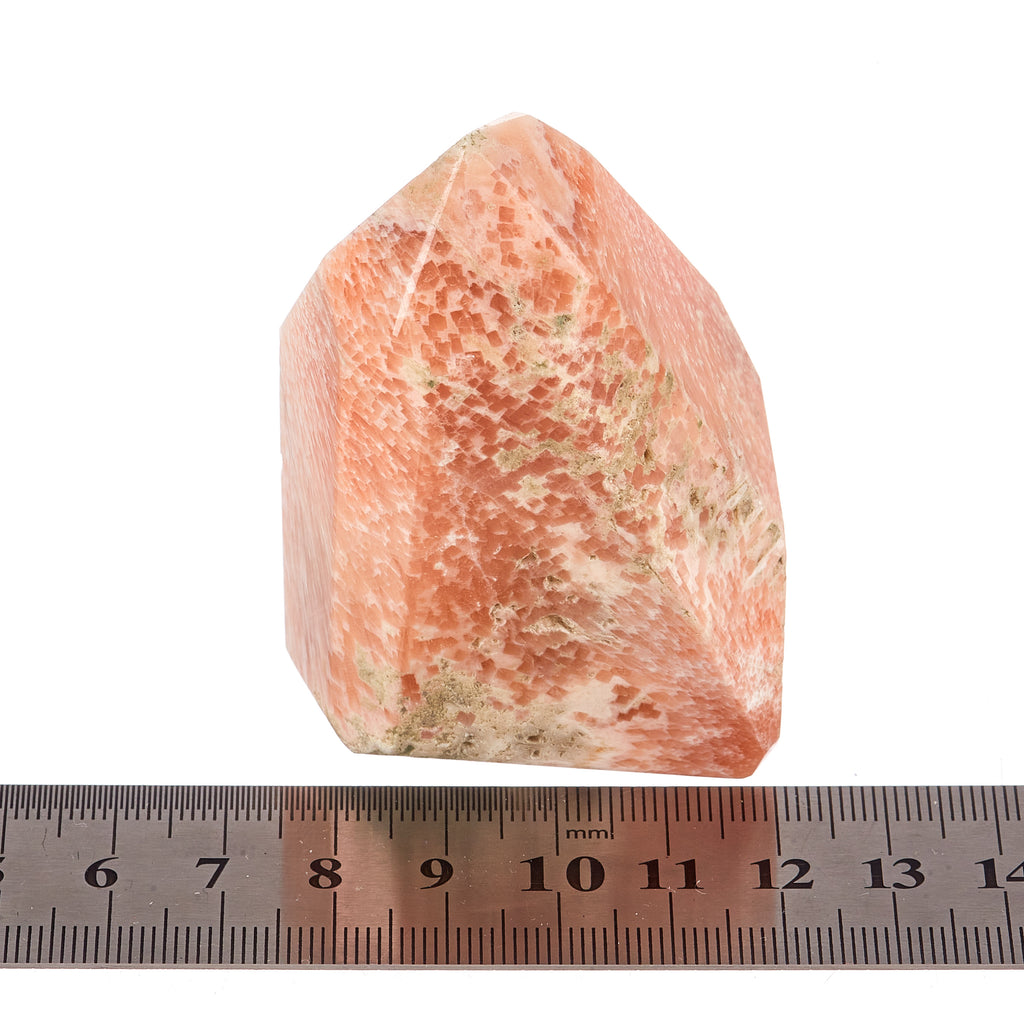 Peach Scolecite Point #10 | Crystals