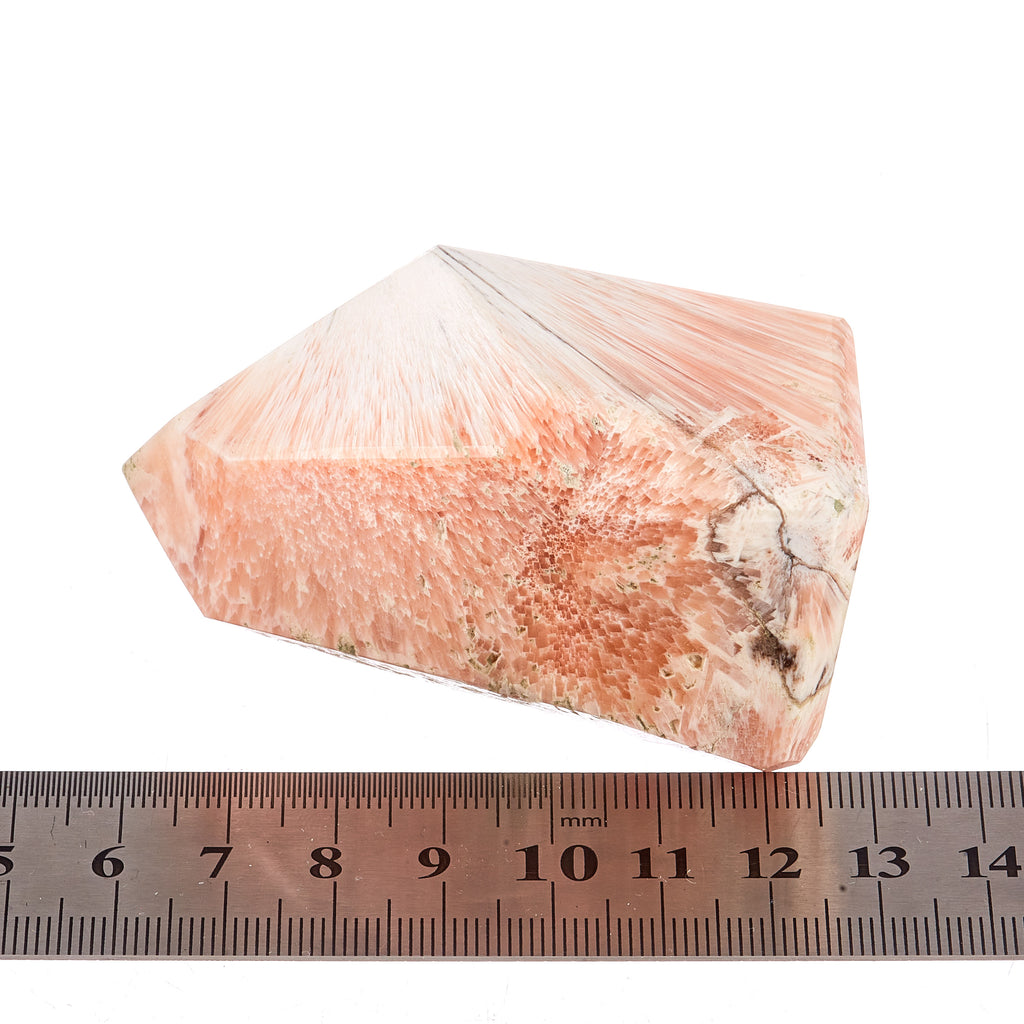 Peach Scolecite Point #10 | Crystals