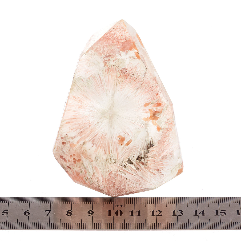 Peach Scolecite Point #11 | Crystals