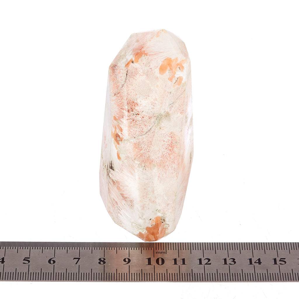 Peach Scolecite Point #11 | Crystals