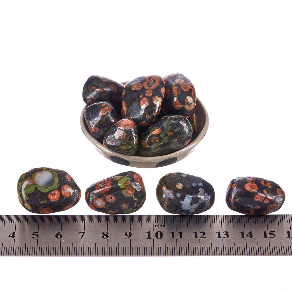 Red Snowflake Obsidian | Tumbled Stones