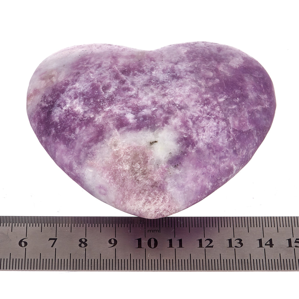 Lepidolite Heart #2 | Crystals