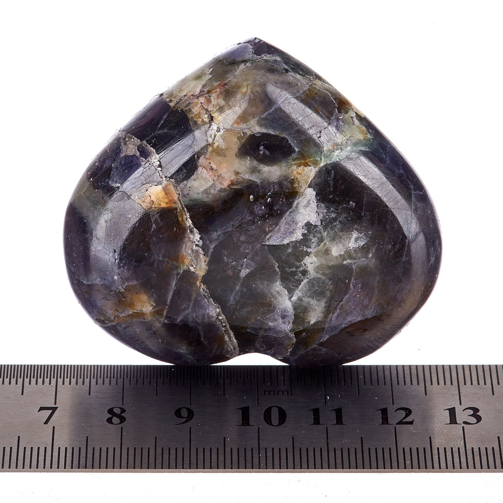 Iolite & Sunstone Heart #5 | Crystals