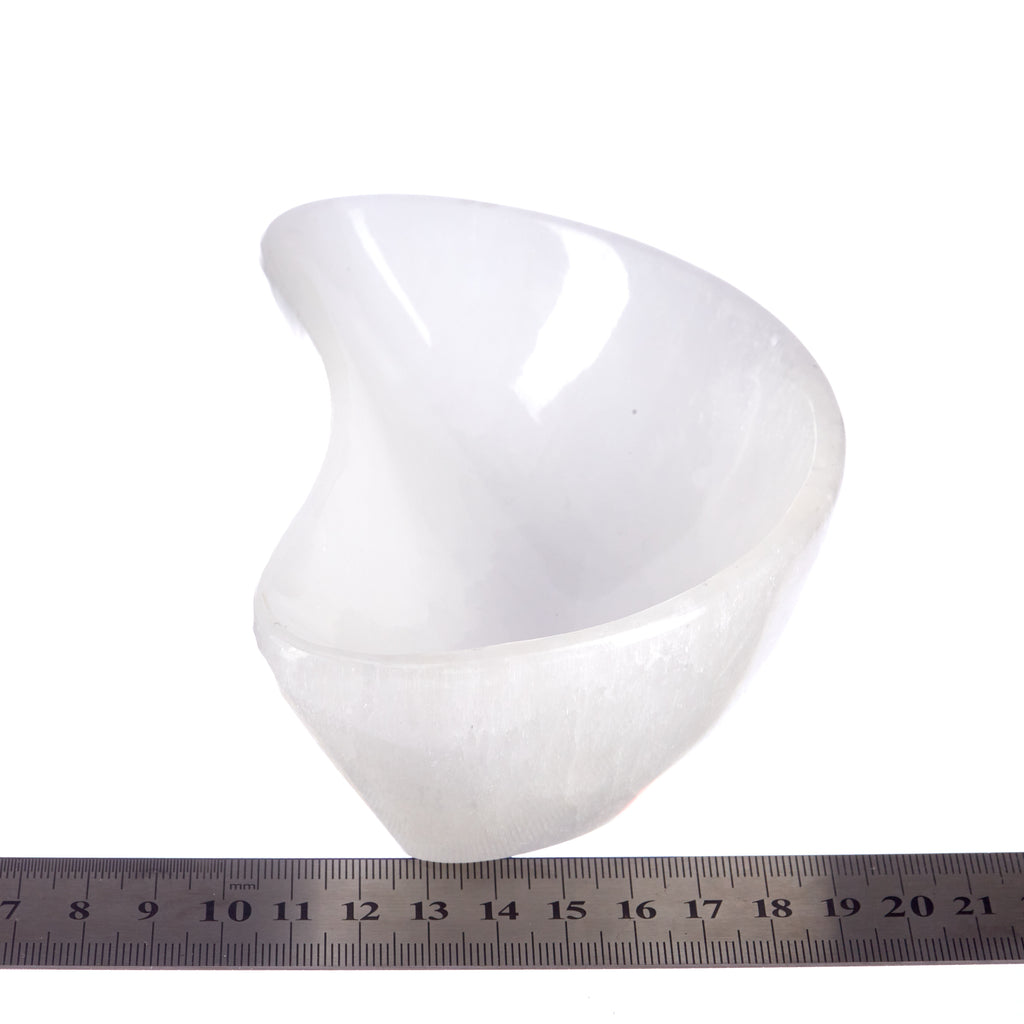 Selenite Moon Bowl | Selenite