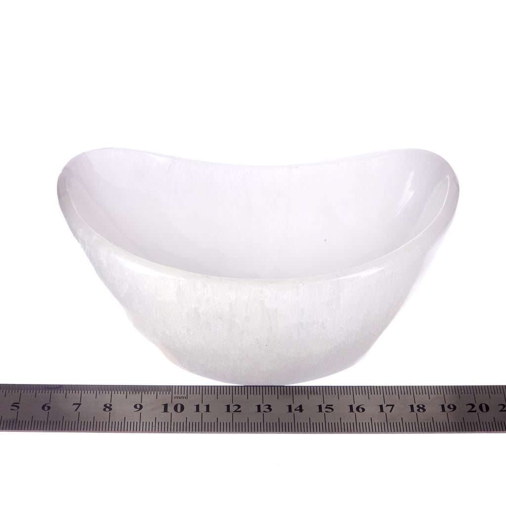 Selenite Moon Bowl | Selenite