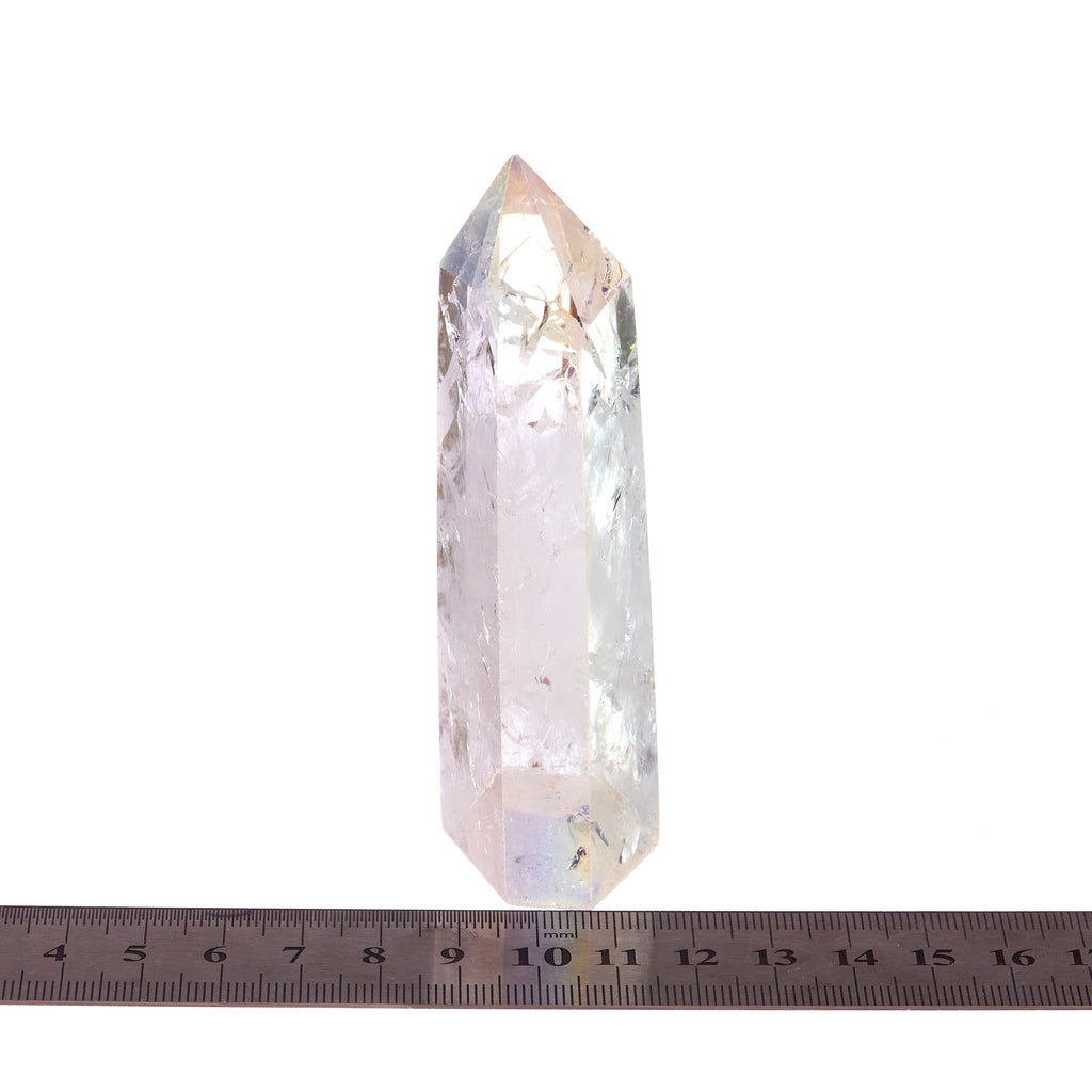 Fire and Ice Aura Quartz Point #5 | Crystals