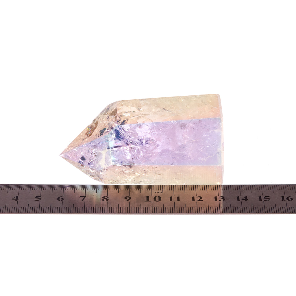 Fire and Ice Aura Quartz Point #7 | Crystals