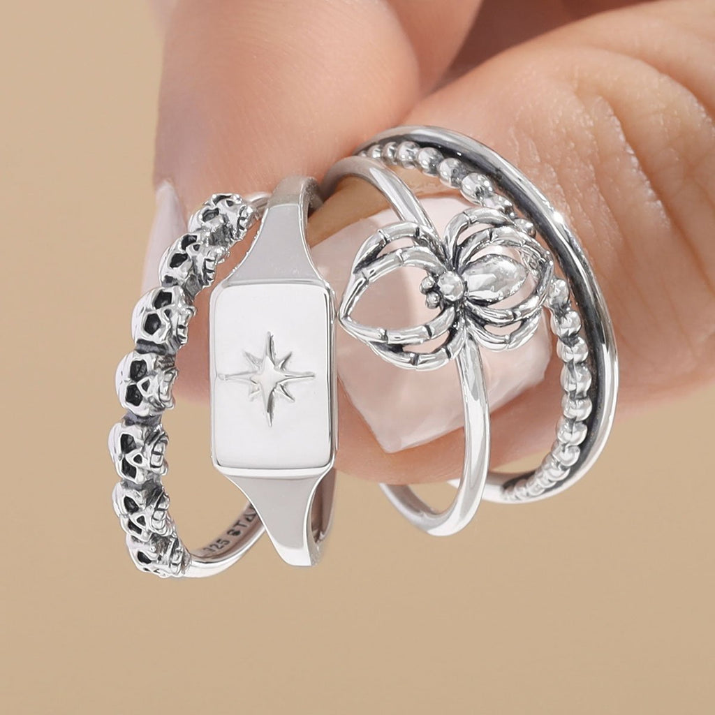 Midsummer Star // Black Widow Spider Ring | Jewellery
