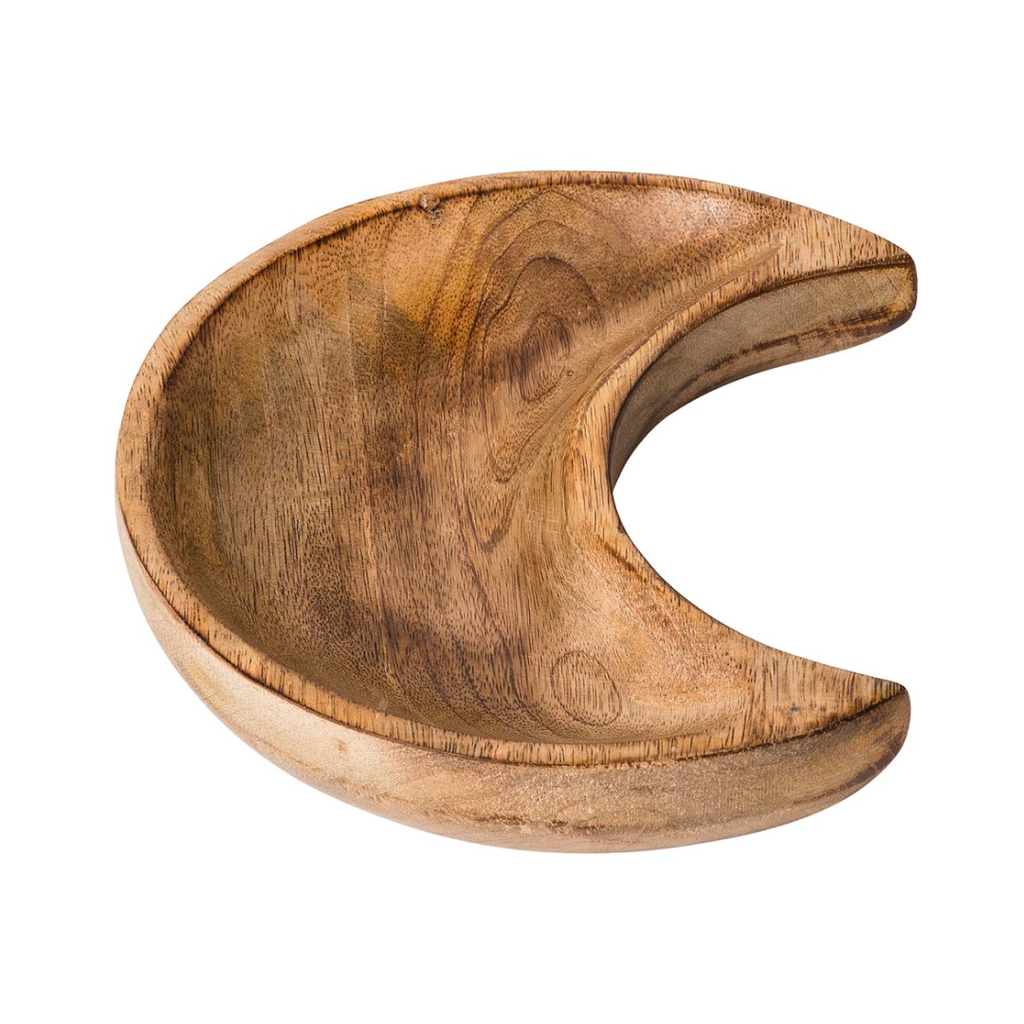 Wooden Crescent Moon Bowl