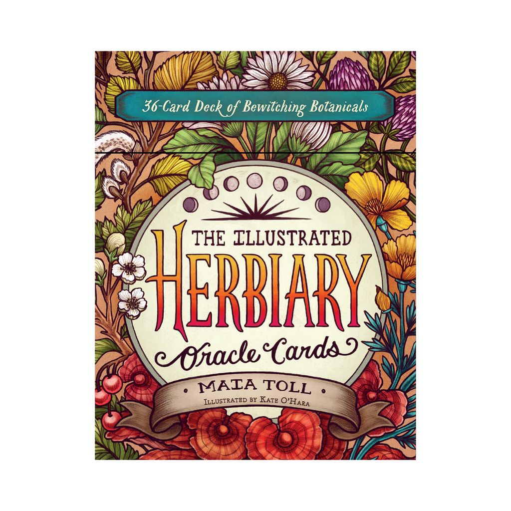 The Illustrated Herbiary Oracle Cards: 36-Card Deck of Bewitching Botanicals (Wild Wisdom) | Decks