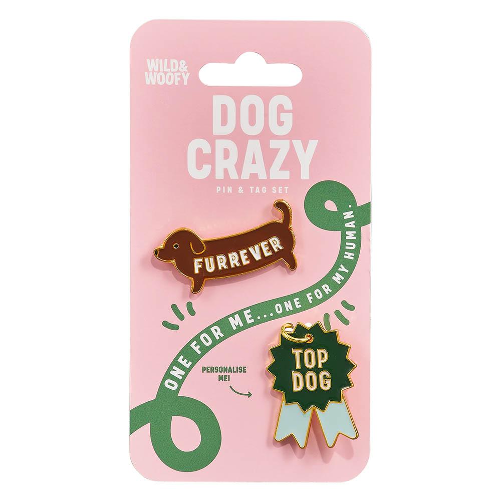 Wild & Woofy // Pin & Tag Set - Dog | Accessories
