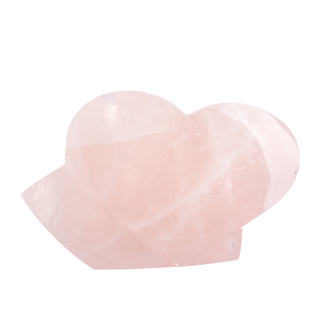 Rose Quartz Heart Sculpture #2 | Crystals