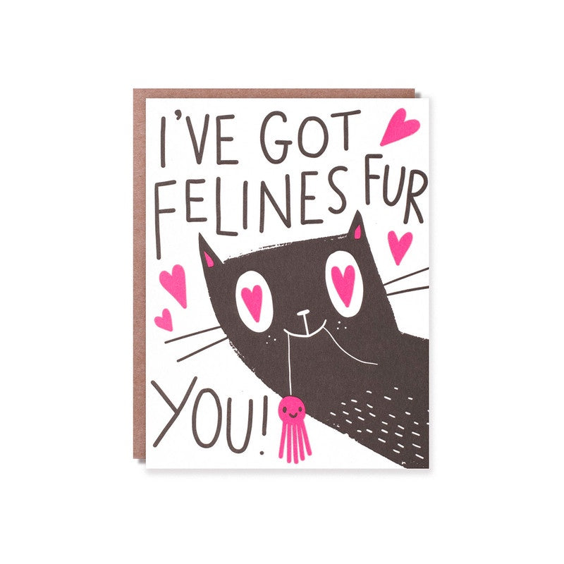 Hello Lucky // Felines For You Greeting Card | Greeting Cards