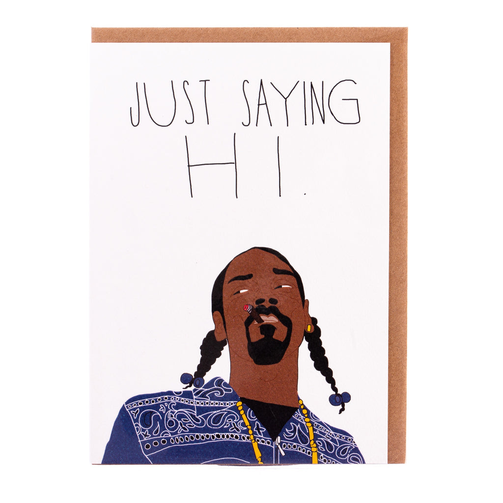 Tayham // Just Saying Hi Greeting Card | Greeting Cards