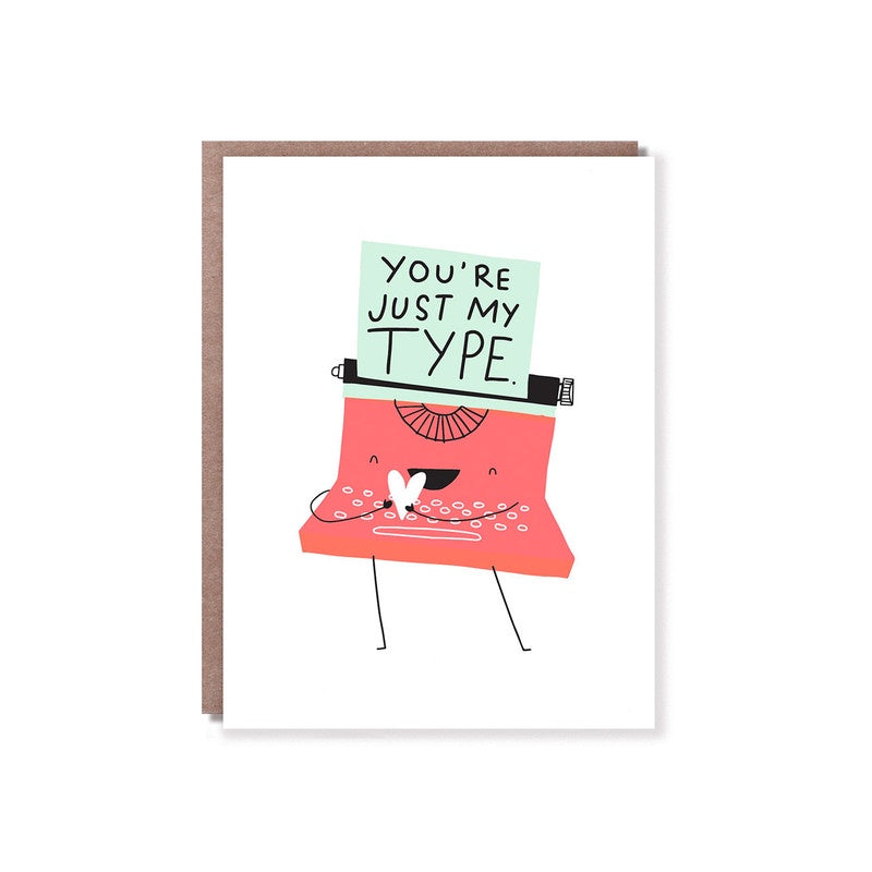 Hello Lucky // My Type Greeting Card | Greeting Cards