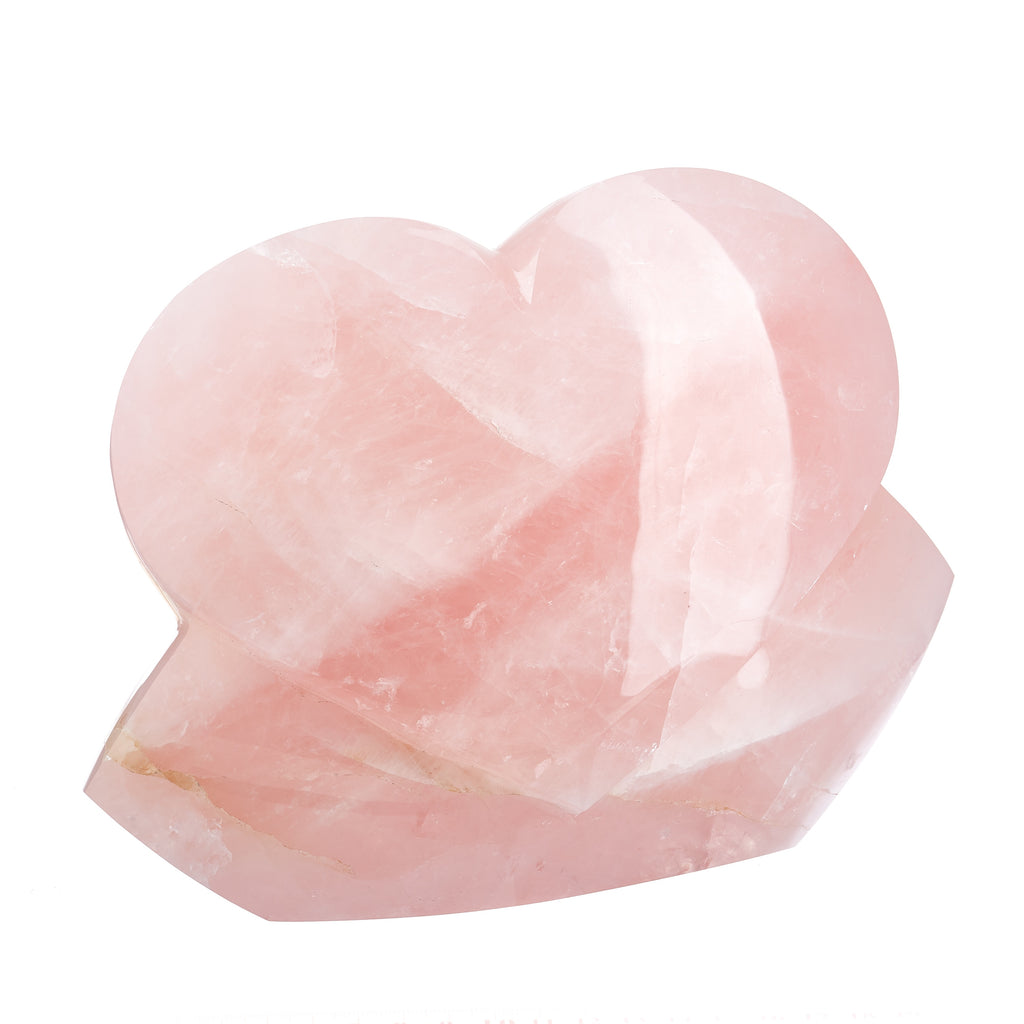 Rose Quartz Heart Sculpture #9 | Crystals