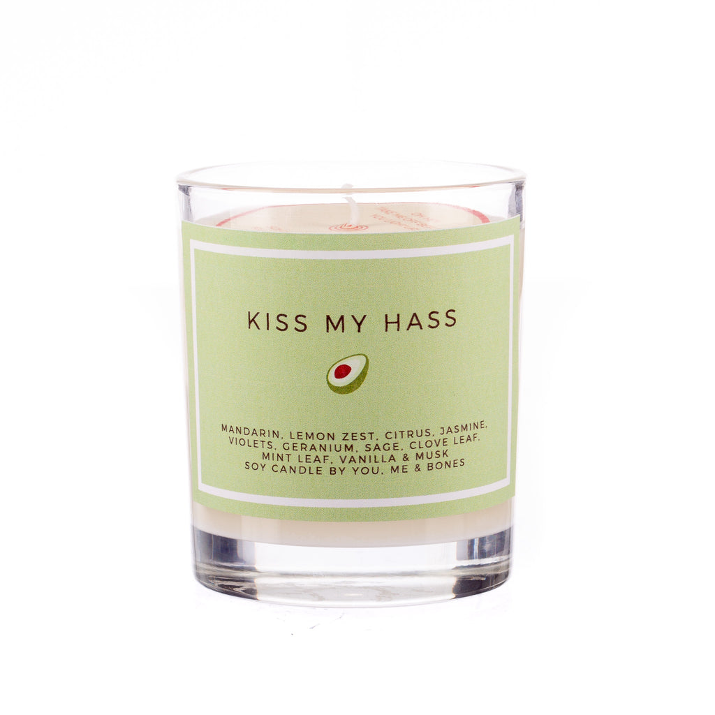 You, Me & Bones // Compliment Candle - Kiss My Hass | Candles