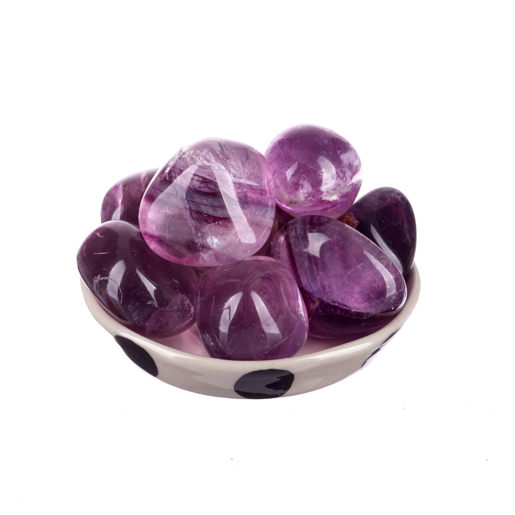 Purple Fluorite Tumbled | Tumbled Stones