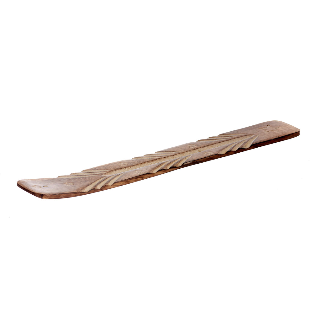 Carved Wooden Incense Holder // Shooting Star | Incense