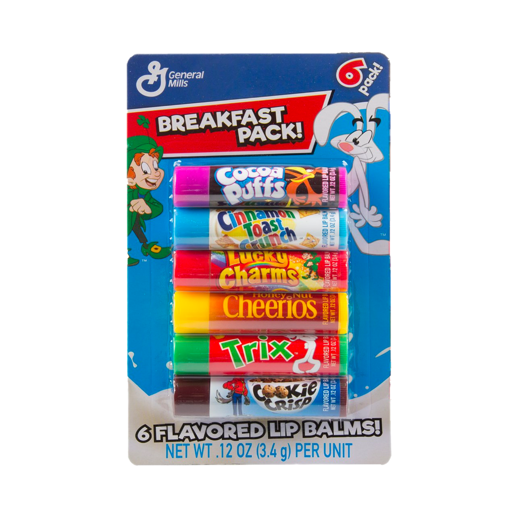 Candy Flavoured Lip Balm // Breakfast Pack - 6 Pack | Lip Balm/Gloss