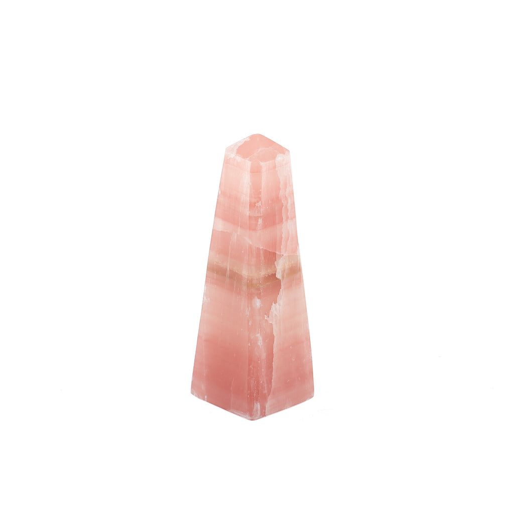 Strawberry Calcite Obelisk #5 | Crystals