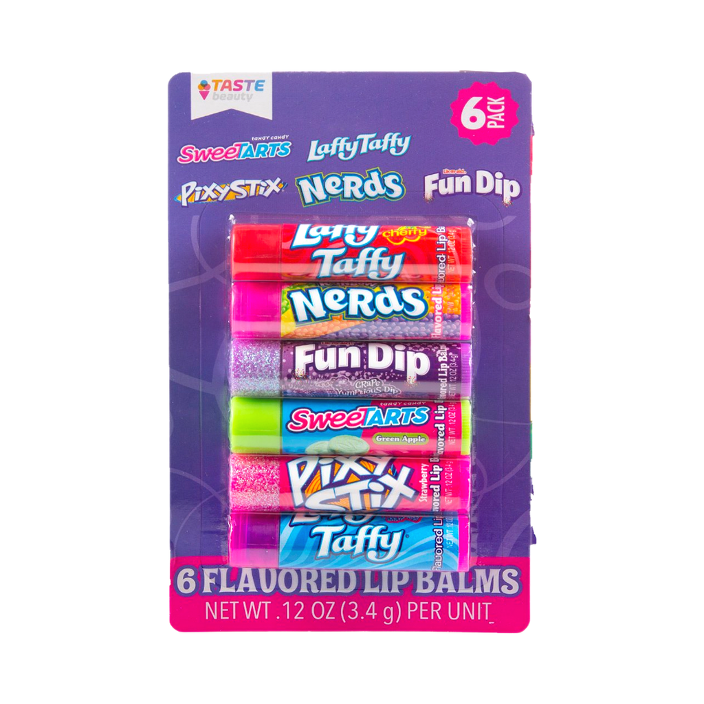 Candy Flavoured Lip Balm // Candy Shop - 6 Pack | Lip Balm/Gloss