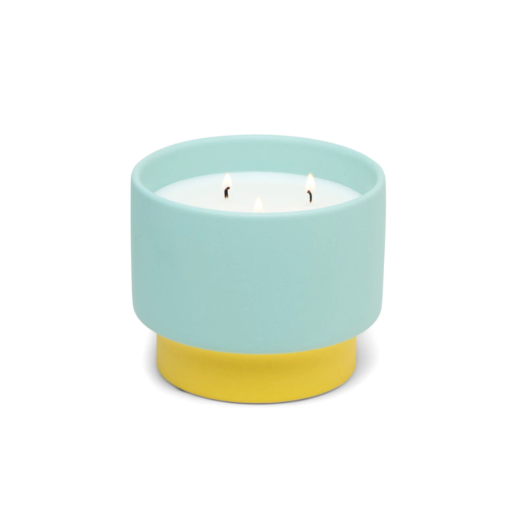 Paddywax // Colour Block Soy Wax Candle 453g - Minty Verde
