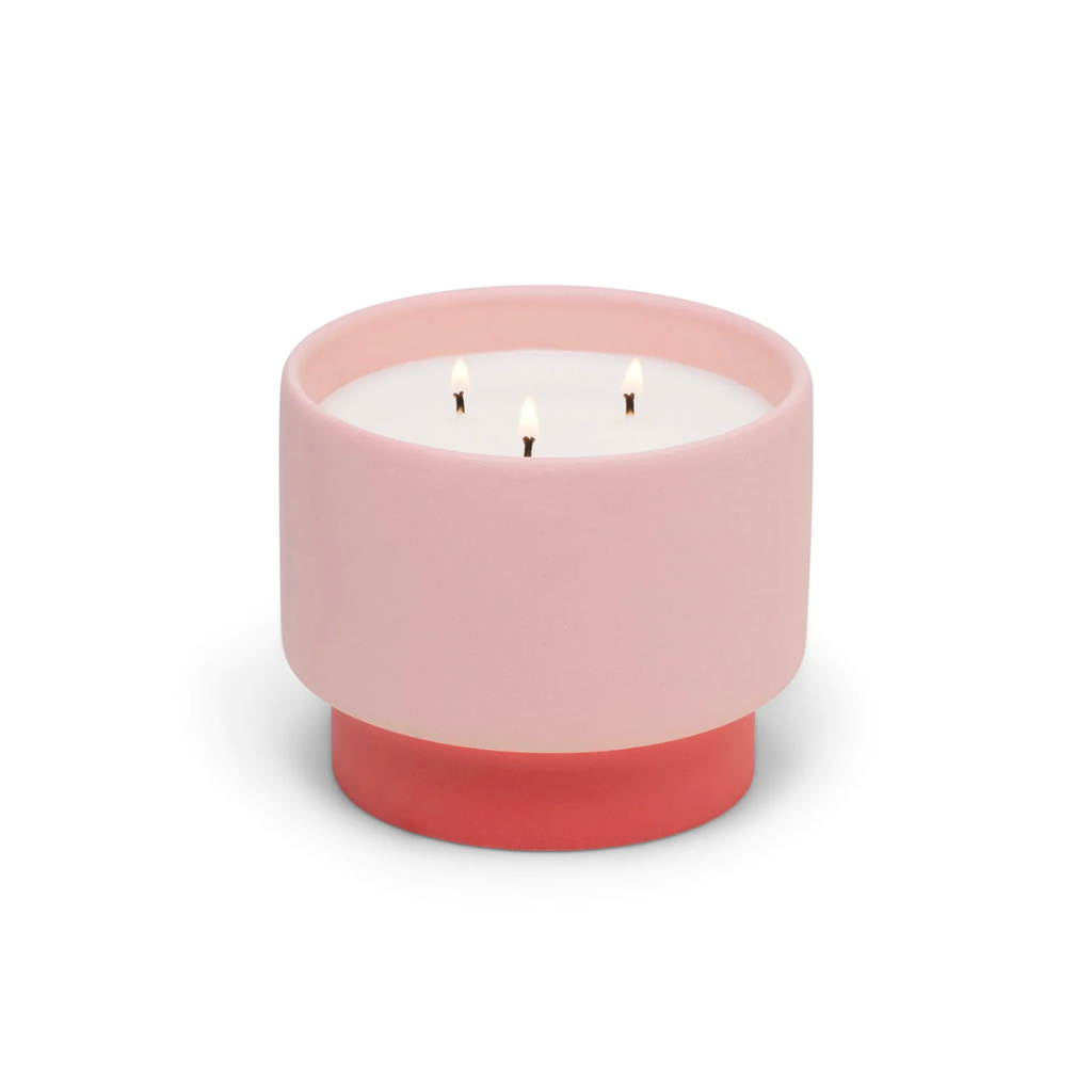 Paddywax // Colour Block Soy Wax Candle 453g - Sparkling Grapefruit