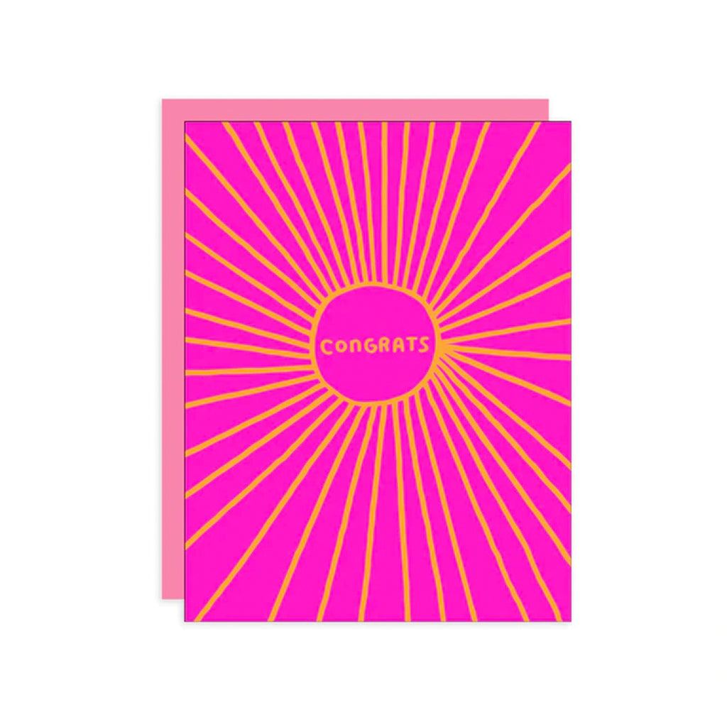 Ash Kahn // Congrats Sunbeam Greeting Card