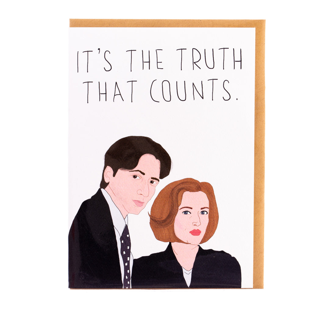 Tayham // It's the Truth that Counts Greeting Card | Greeting Cards