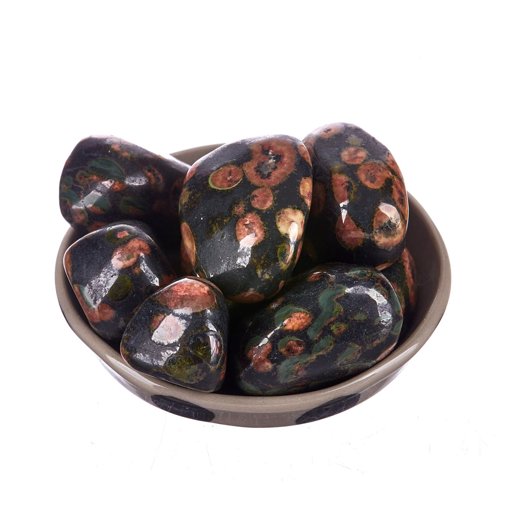 Red Snowflake Obsidian | Tumbled Stones