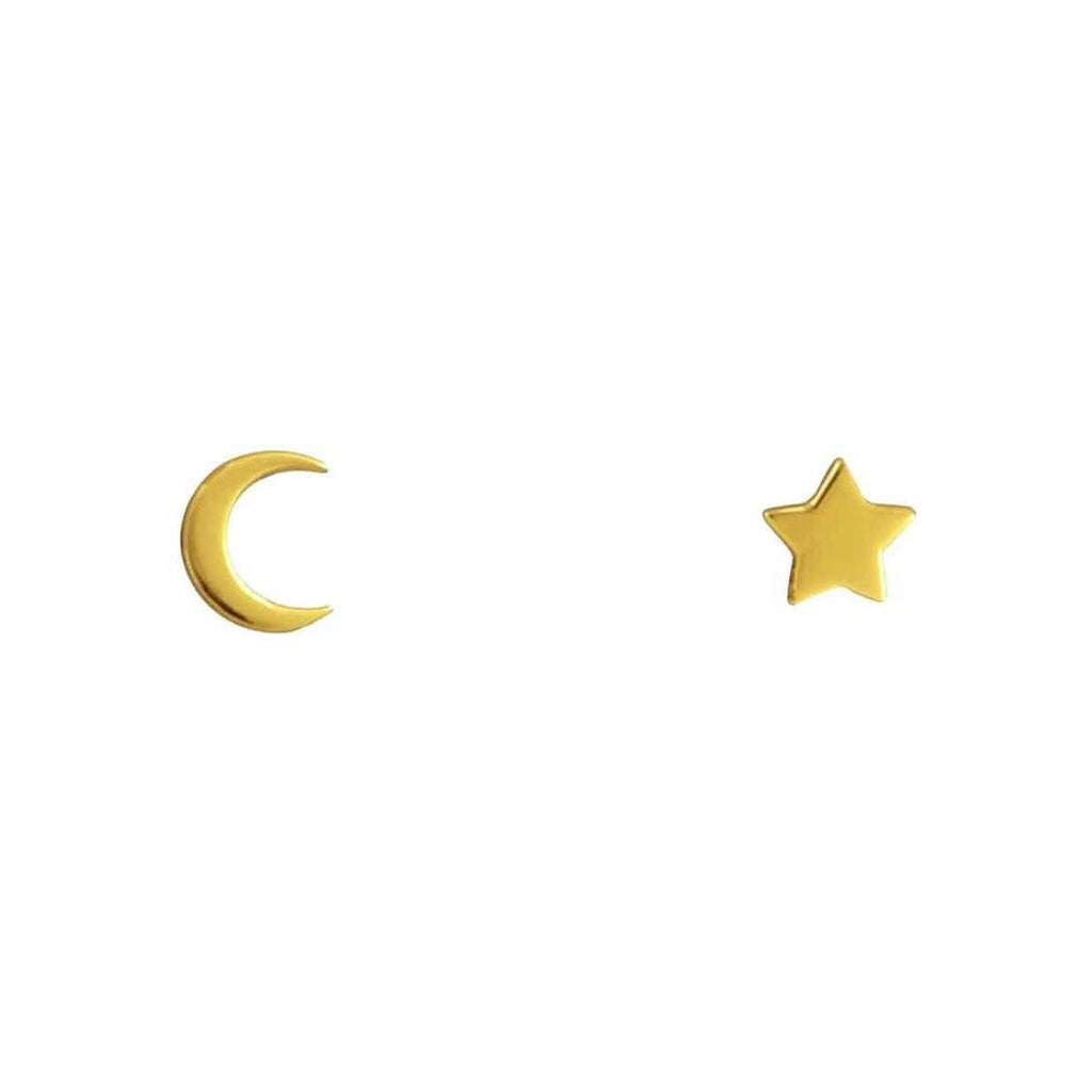 Midsummer Star // Galaxy Studs - Gold | Jewellery