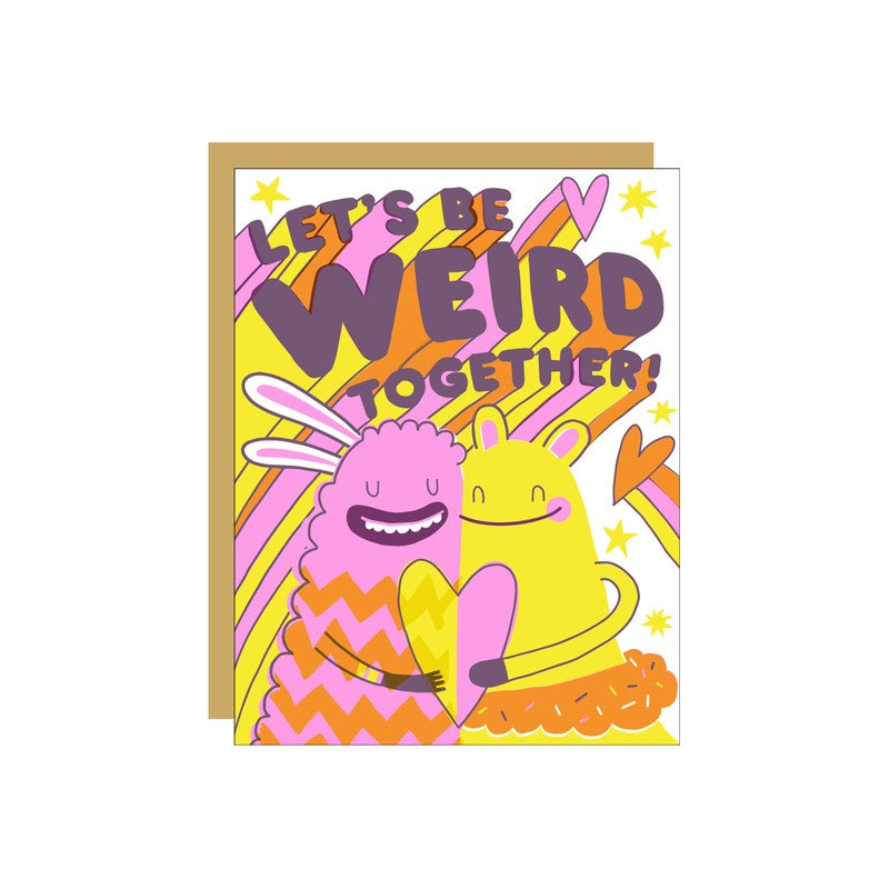 Hello Lucky // Be Weird Greeting Card | Greeting Cards
